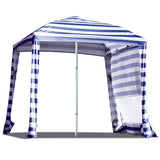Plain Royal/Panther Blue 7x7ft Cape Cabana w/Side Wall - Logo Brands - Flyclothing LLC