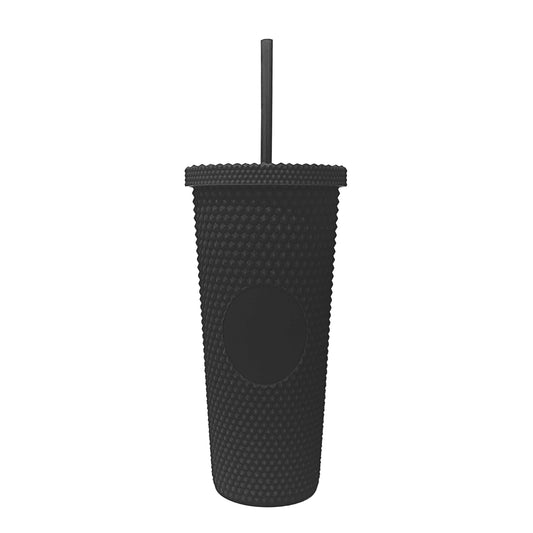 Plain Black 24oz Studded Tumbler - Logo Brands - Flyclothing LLC