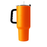 Plain Tangerine 40oz Powder Coat Tumbler - Logo Brands - Flyclothing LLC