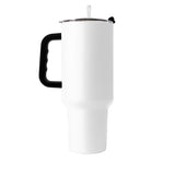Plain White 40oz Powder Coat Tumbler - Logo Brands - Flyclothing LLC