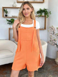 Double Take Full Size Texture Sleeveless Romper - Trendsi - Flyclothing LLC