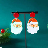 Christmas Acrylic Dangle Earrings - Trendsi - Flyclothing LLC