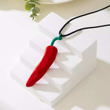 Chili Pepper Pendant Necklace - Trendsi - Flyclothing LLC