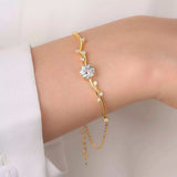 2 Carat Moissanite 925 Sterling Silver Bracelet - Trendsi - Flyclothing LLC