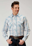 Roper Mens Long Sleeve Snap Multi Plaid Western Shirt - Roper - Flyclothing LLC