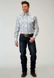 Roper Mens Long Sleeve Snap Multi Plaid Western Shirt - Roper - Flyclothing LLC