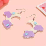 Rainbow Cloud Dangle Earrings - Trendsi - Flyclothing LLC