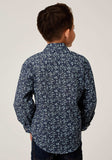 Roper Boys Long Sleeve Snap Ditsy Floral Print Western Shirt - Roper - Flyclothing LLC