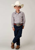 Roper Boys Long Sleeve Snap Vintage Plaid Western Shirt - Roper - Flyclothing LLC