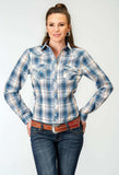 Roper Womens Long Sleeve Snap Madras Plaid Western Shirt - Roper - Flyclothing LLC