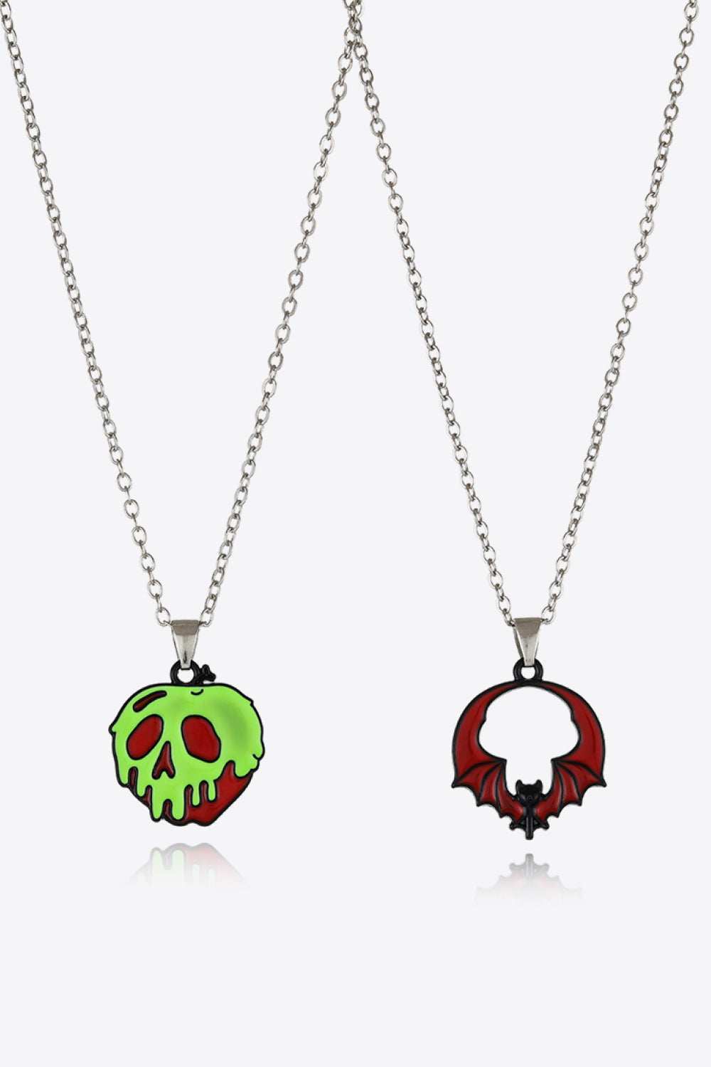 Two-Piece Halloween Theme Necklace Set - Trendsi - Flyclothing LLC