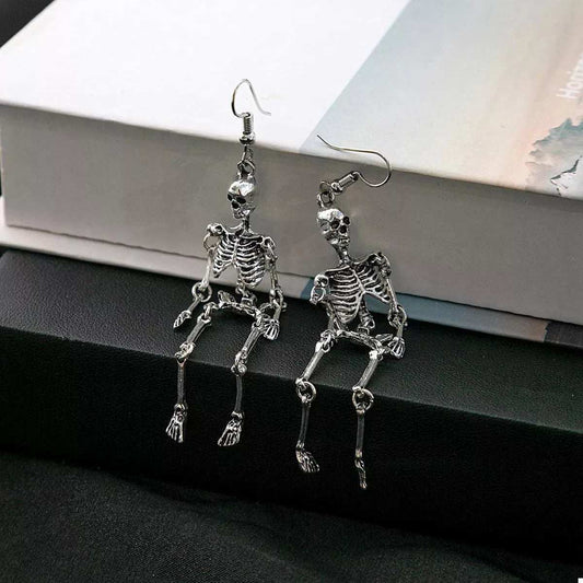 Halloween Skeleton Dangle Earrings - Trendsi - Flyclothing LLC