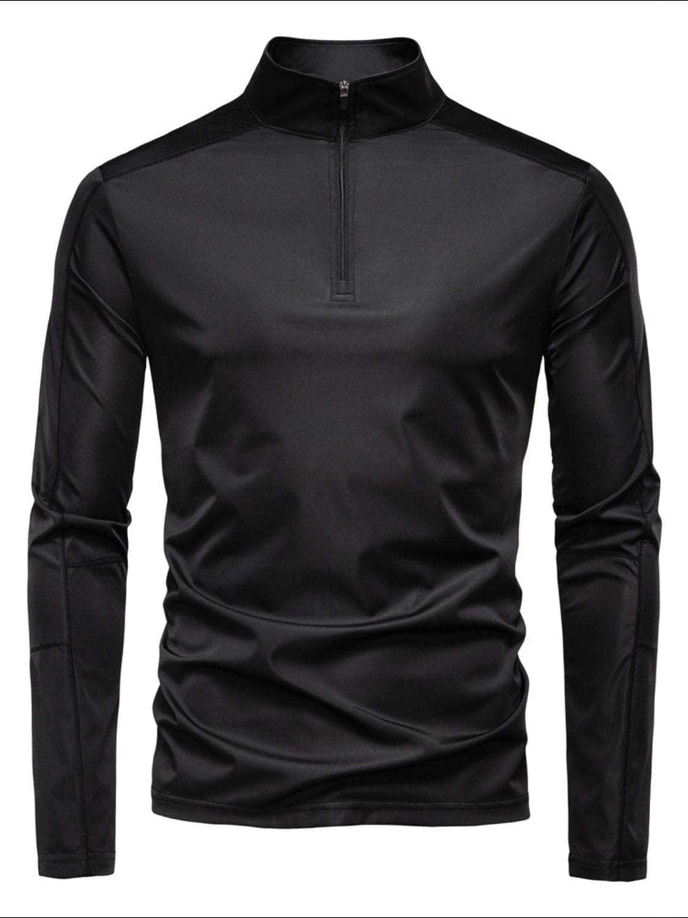 Men's Sun Protection Long Sleeve Half-Zip T-Shirt - Trendsi - Flyclothing LLC