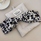 2 Piece Leopard Bow Hair Clip - Trendsi - Flyclothing LLC