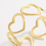 925 Sterling Silver Heart Ring - Trendsi - Flyclothing LLC