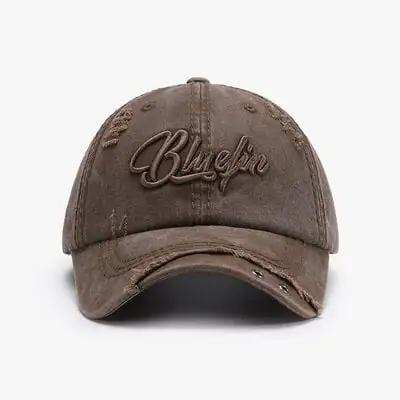 Embroidered Letter Cotton Baseball Cap - Trendsi - Flyclothing LLC