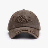 Embroidered Letter Cotton Baseball Cap - Trendsi - Flyclothing LLC