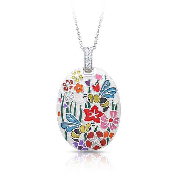 Bee Garden Pendant - Belle Étoile Jewelry - Flyclothing LLC