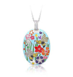 Bee Garden Pendant - Belle Étoile Jewelry - Flyclothing LLC