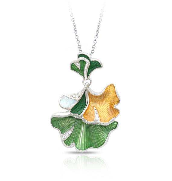 Gingko Pendant - Belle Étoile Jewelry - Flyclothing LLC