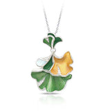 Gingko Pendant - Belle Étoile Jewelry - Flyclothing LLC