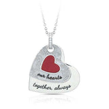 Hearts Together Pendant - Belle Étoile Jewelry - Flyclothing LLC