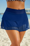 Elastic Waist Swim Skirt - Trendsi - Flyclothing LLC
