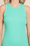 Culture Code Full Size Ribbed Round Neck Tank - Trendsi - Flyclothing LLC