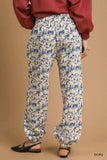 Umgee Scenic Print Casual Sweatpants - Trendsi - Flyclothing LLC