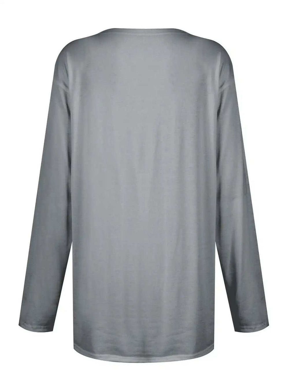 Full Size Pocketed Round Neck Long Sleeve T-Shirt - Trendsi - Flyclothing LLC