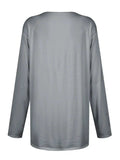 Full Size Pocketed Round Neck Long Sleeve T-Shirt - Trendsi - Flyclothing LLC