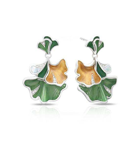 Gingko Earrings - Belle Étoile Jewelry - Flyclothing LLC
