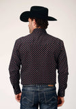 Roper Mens Long Sleeve Snap Cottage Foulard Western Shirt - Roper - Flyclothing LLC
