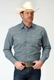 Roper Mens Long Sleeve Snap Frontier Foulard Western Shirt - Roper - Flyclothing LLC