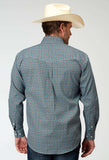 Roper Mens Long Sleeve Button Frontier Foulard Western Shirt - Roper - Flyclothing LLC