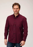 Roper Mens Long Sleeve Button Four Leaf Foulard Western Shirt - Roper - Flyclothing LLC