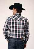Roper Mens Long Sleeve Snap West Plaid Western Shirt Tall Fit - Roper - Flyclothing LLC