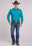 Roper Men's Long Sleeve Shirt In Tall Sizes * Snap Front * 1 Point Back Yoke * 1 Point Front Yokes* 2 One Point Pockets Flaps * 3 Snap Cuff* Embroidery Detail On Front And Back - Roper - Flyclothing LLC