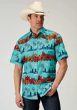 Roper Mens Short Sleeve Snap Hawaiian Print Western Shirt - Roper - Flyclothing LLC