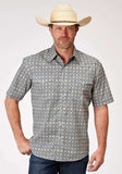 Roper Mens Short Sleeve Snap Western Foulard Western Shirt - Roper - Flyclothing LLC