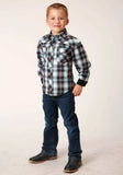 Roper Boys Long Sleeve Snap Dusk Dobby Western Shirt - Roper - Flyclothing LLC