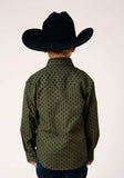 Roper Boys Long Sleeve Snap Drybrush Diamonds Western Shirt - Roper - Flyclothing LLC