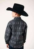 Roper Boys Long Sleeve Snap Aztec Stripe Western Shirt - Roper - Flyclothing LLC