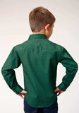 Roper Boys Long Sleeve Snap Four Leaf Foulard Western Shirt - Roper - Flyclothing LLC