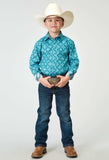Roper Boys Long Sleeve Snap Lake Medallion Western Shirt - Roper - Flyclothing LLC