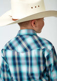 Roper Boys Long Sleeve Snap Cool Breeze Plaid Western Shirt - Roper - Flyclothing LLC