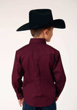 Roper Boys Long Sleeve Button Four Leaf Foulard Western Shirt - Roper - Flyclothing LLC