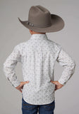 Roper Boys Long Sleeve Button Silver Medallion Western Shirt - Roper - Flyclothing LLC