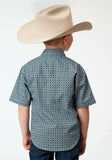 Roper Boys Short Sleeve Snap Frontier Foulard Western Shirt - Roper - Flyclothing LLC