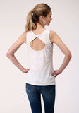 Roper Womens Sleeveless Knit Slub Jersey Tank Top - Roper - Flyclothing LLC
